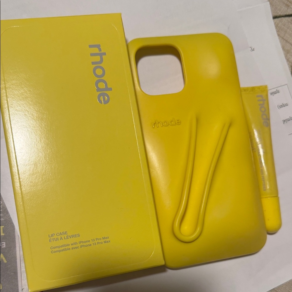 RHODE Vibrant Yellow iPhone 13 Pro Max Case